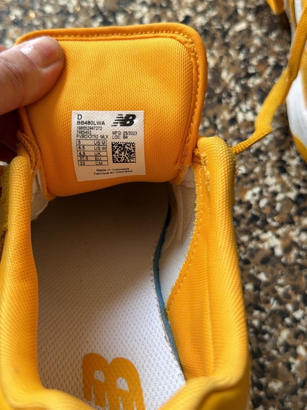 New Balance Bright Yellow Athletic Sneaker